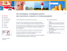 Tablet Screenshot of chemie.uvhb.de